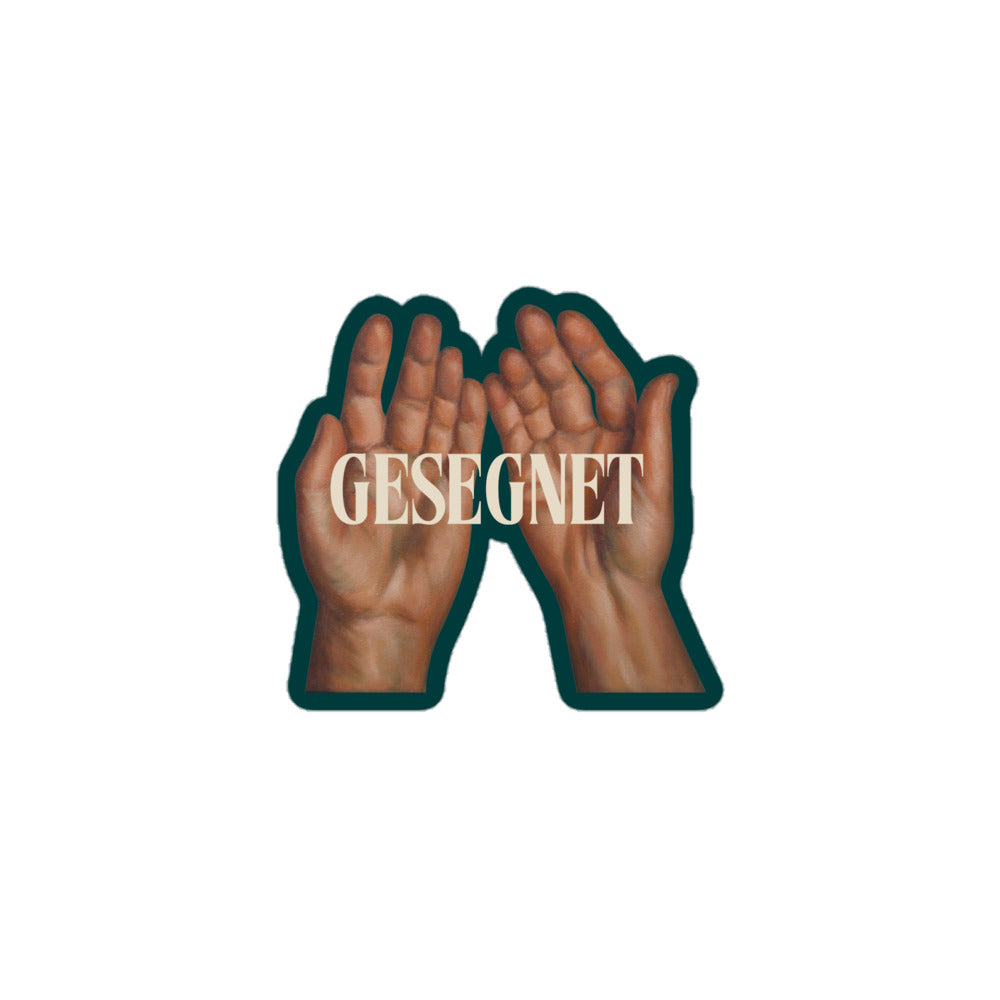 Gesegnet – Vinyl Sticker for Laptops and Cars