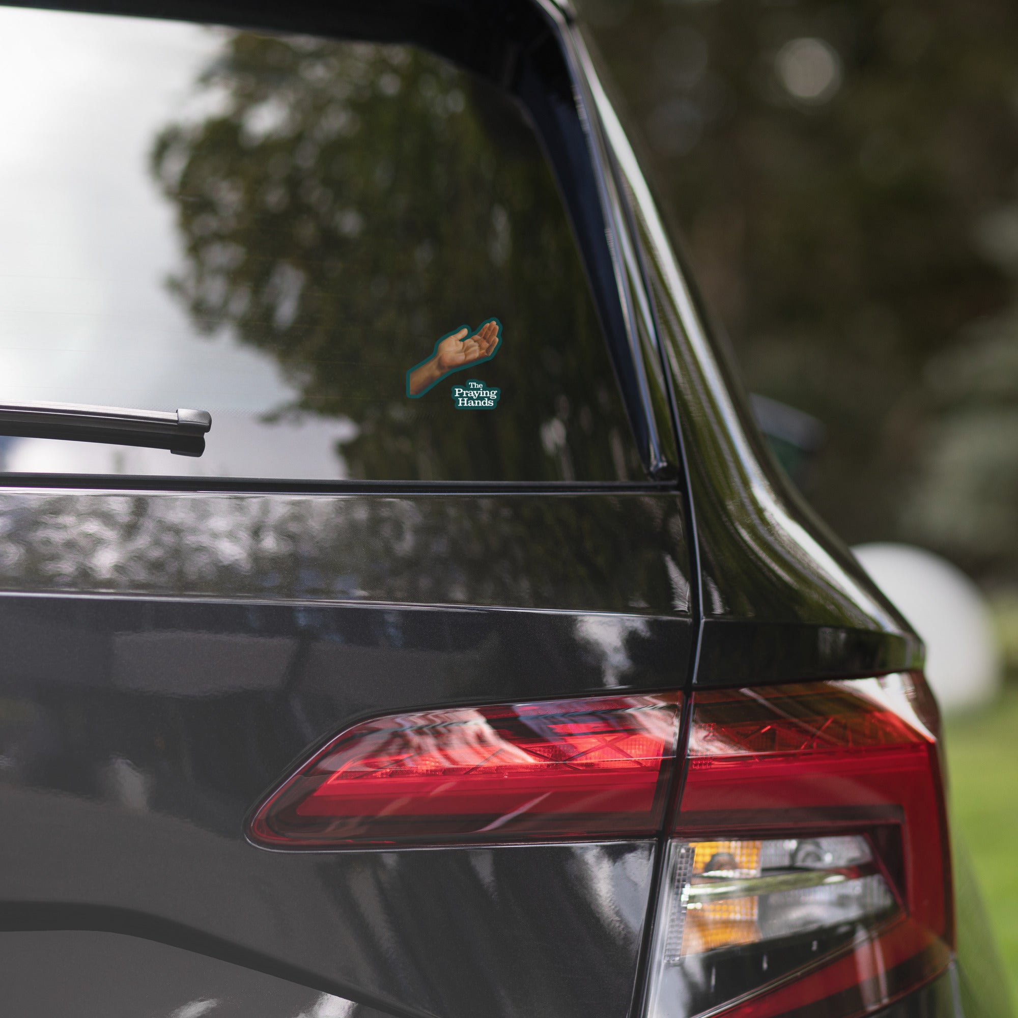 Aaron – Vinyl Sticker for Laptops and Cars – Black & Dark Green