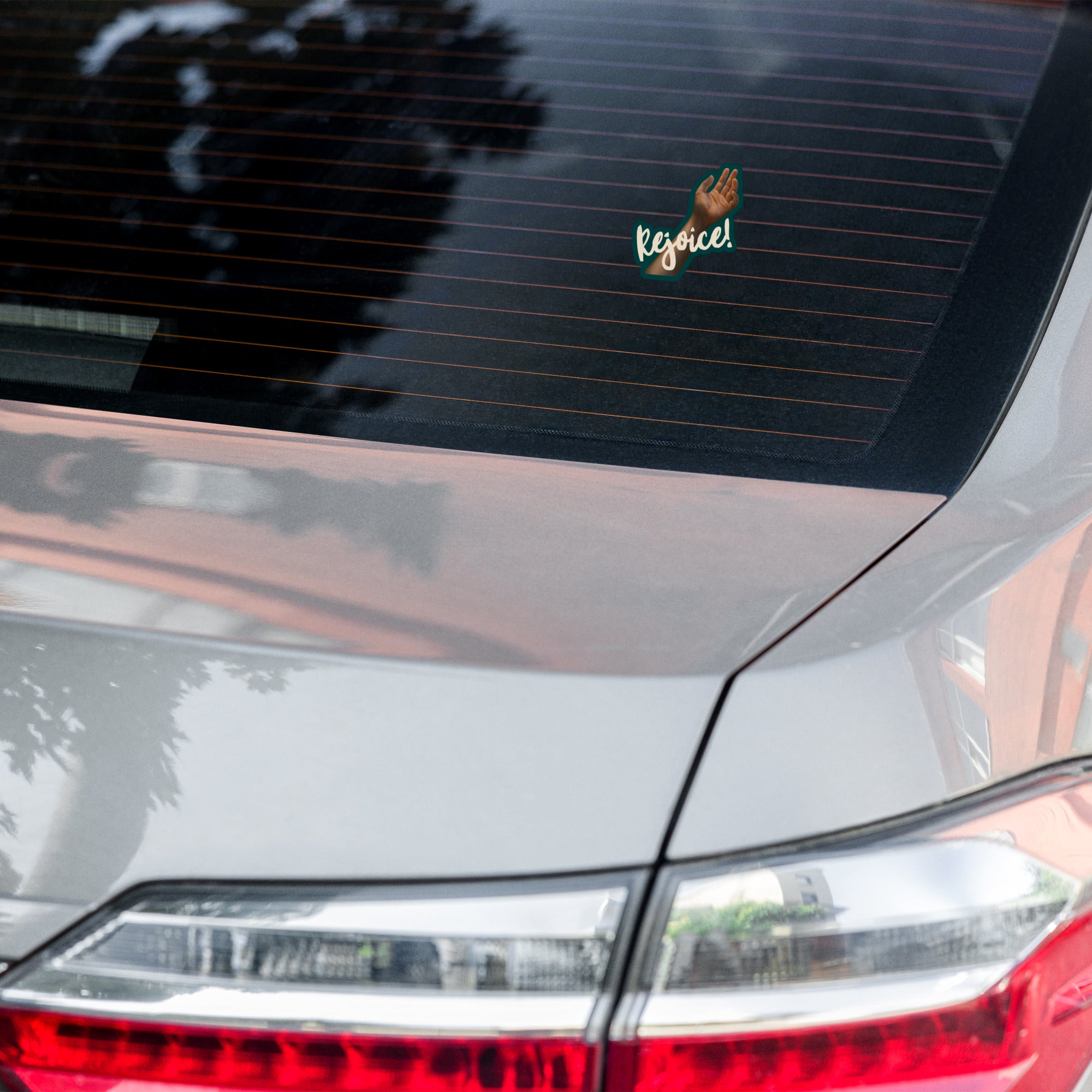 Rejoice – Vinyl Sticker for Laptops and Cars