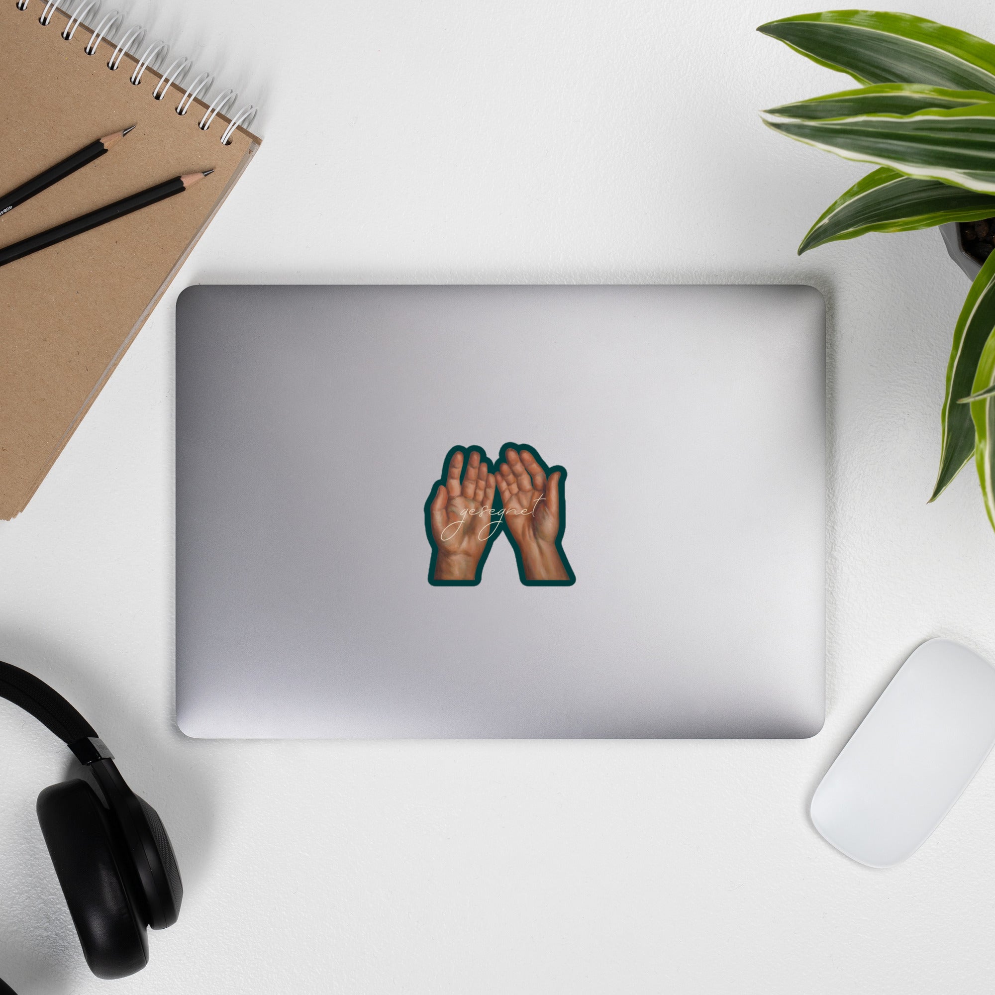 Gesegnet – Echo Vinyl Sticker for Laptops and Cars