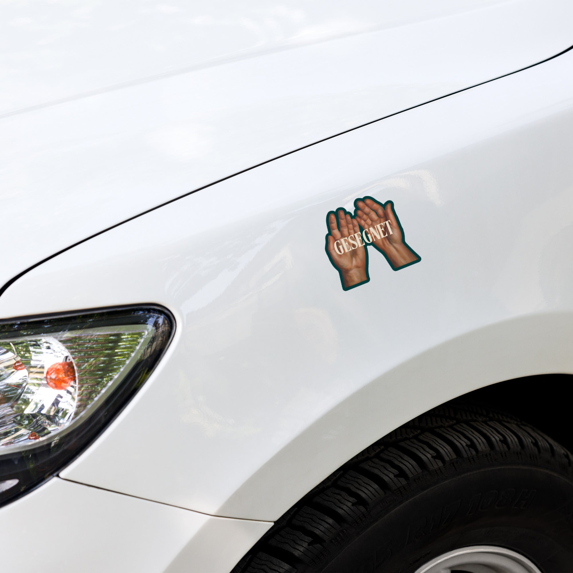 Gesegnet – Vinyl Sticker for Laptops and Cars