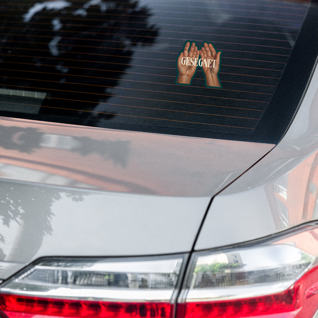 Gesegnet – Vinyl Sticker for Laptops and Cars