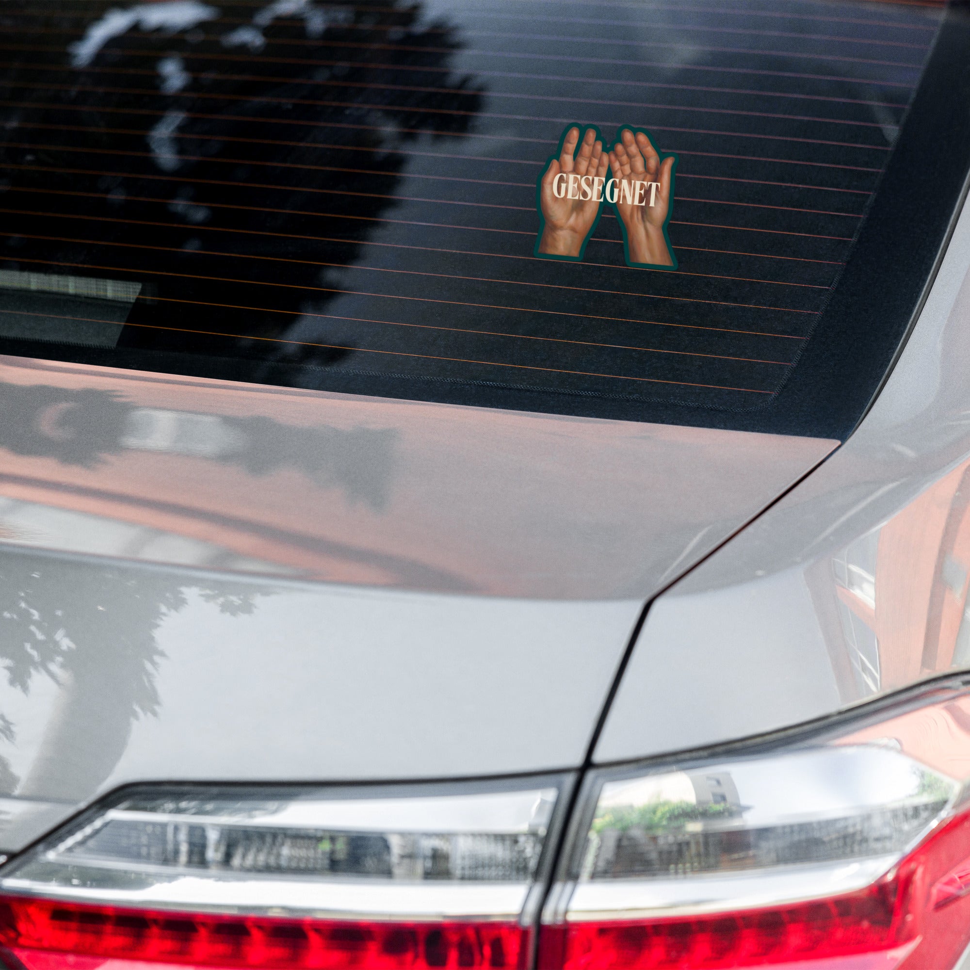 Gesegnet – Vinyl Sticker for Laptops and Cars