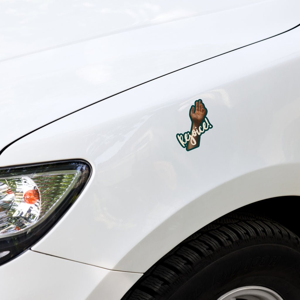 Rejoice – Vinyl Sticker for Laptops and Cars