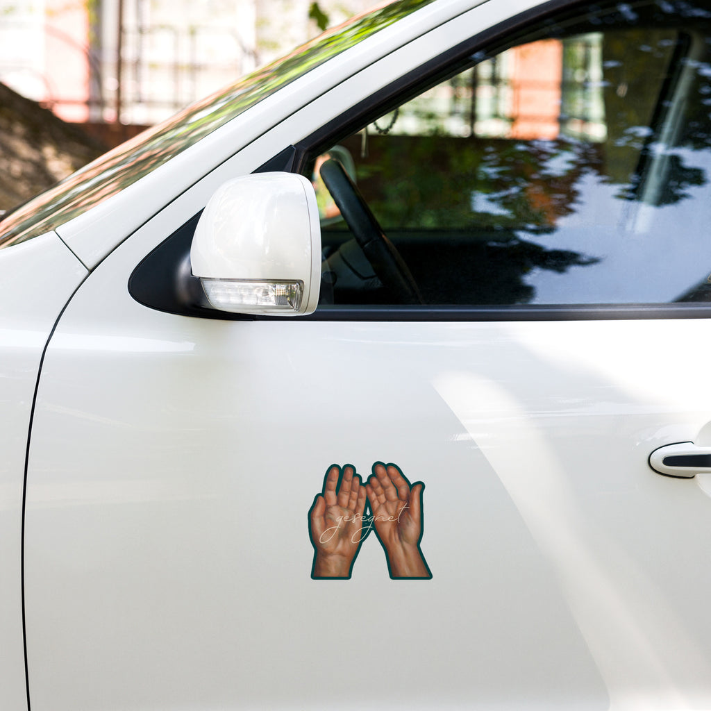 Gesegnet – Echo Vinyl Sticker for Laptops and Cars