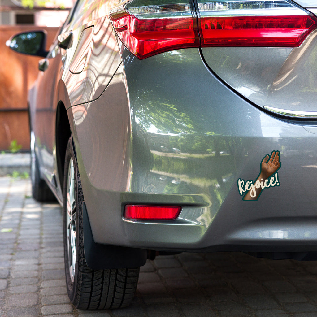 Rejoice – Vinyl Sticker for Laptops and Cars