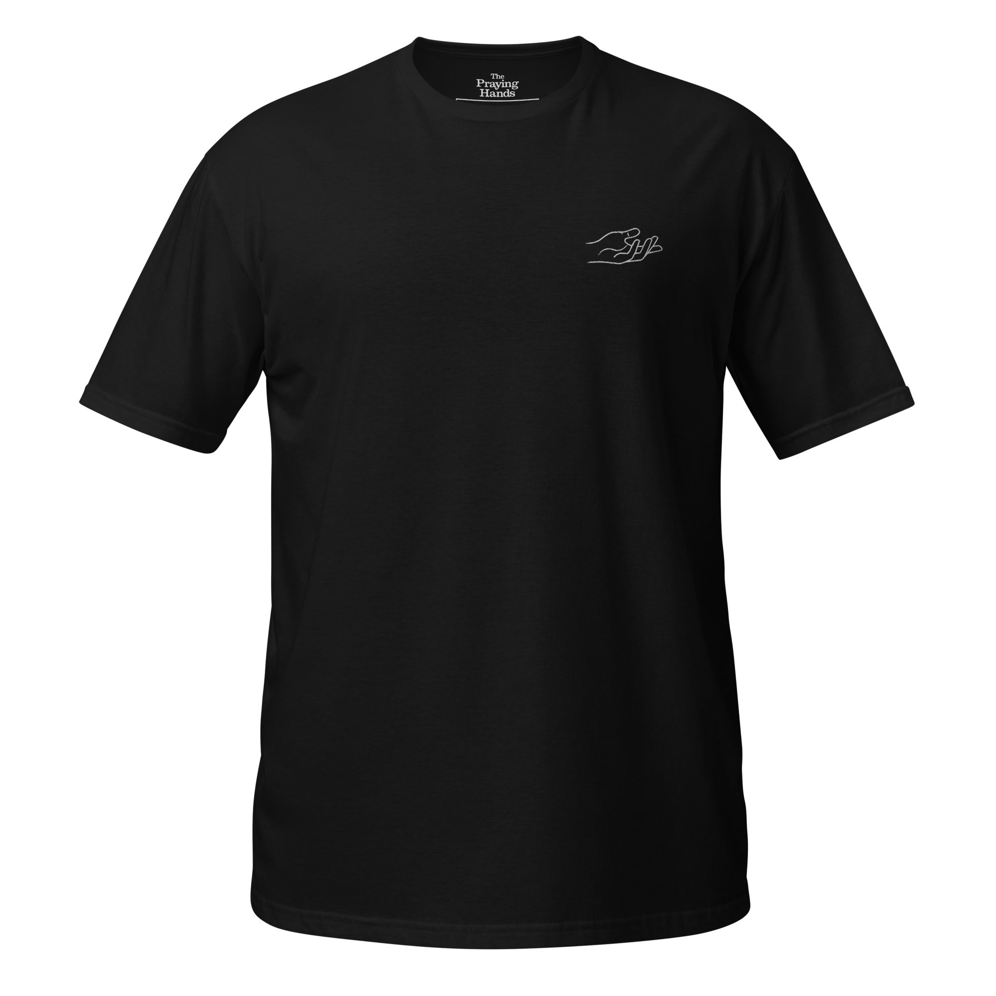 The Praying Hands – Women's T-Shirt – Small Embroidered Hand