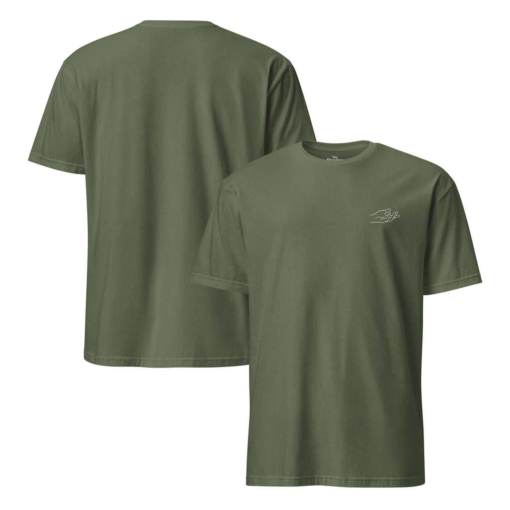 The Praying Hands – Women's T-Shirt – Small Embroidered Hand
