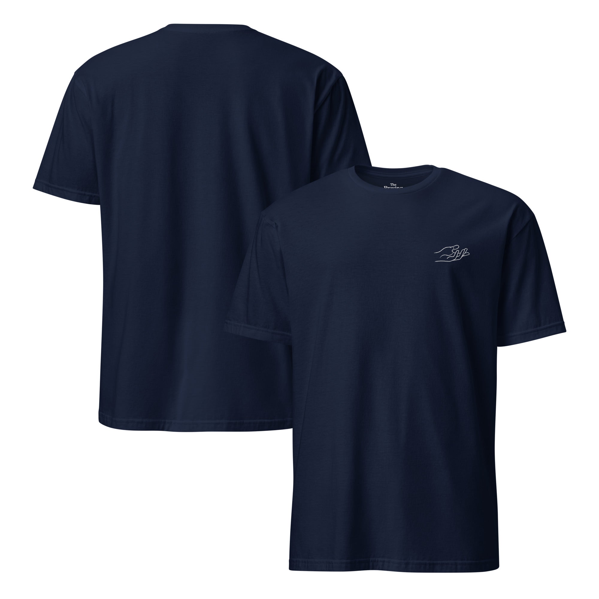 The Praying Hands – Women's T-Shirt – Small Embroidered Hand