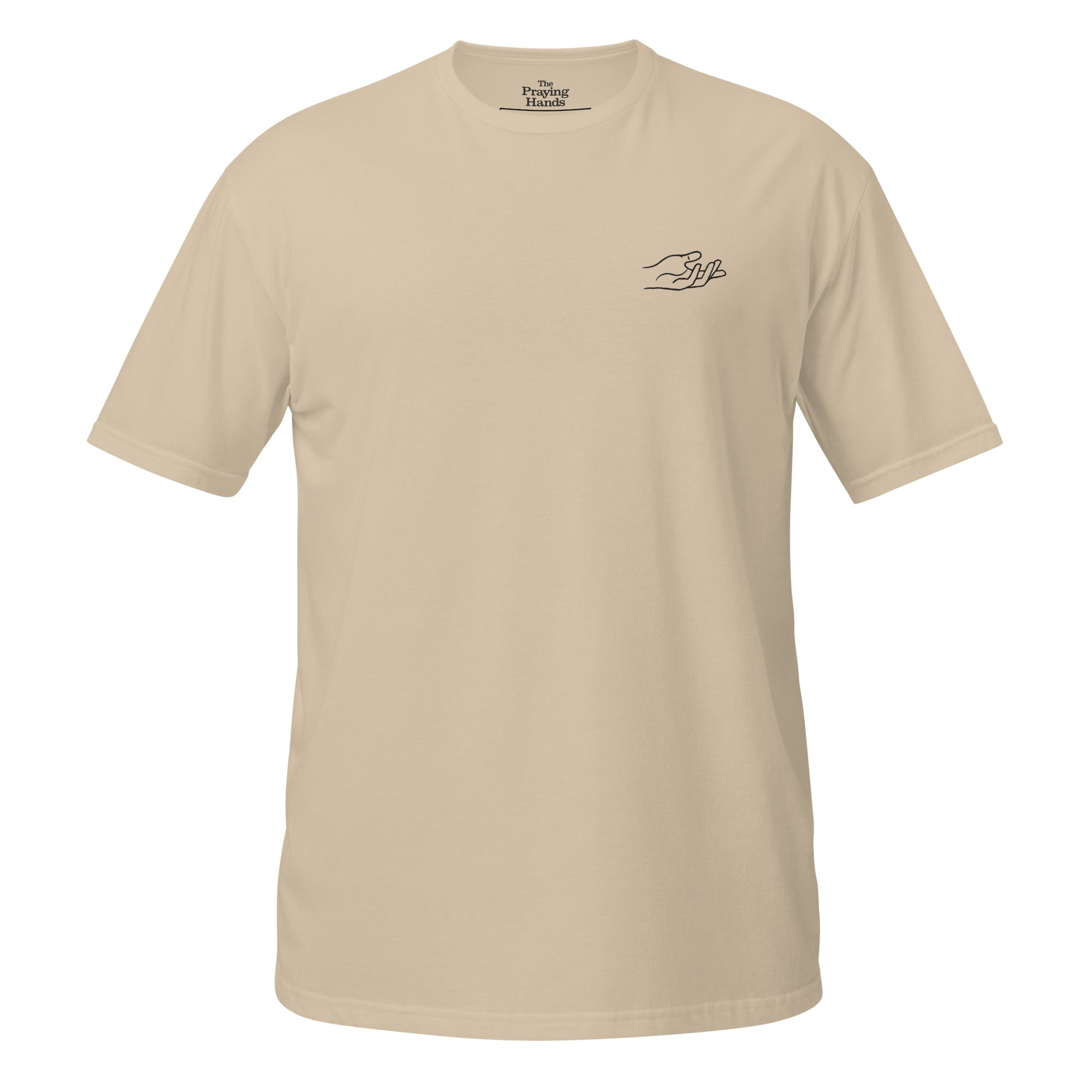 The Praying Hands – Women's T-Shirt – Small Embroidered Hand