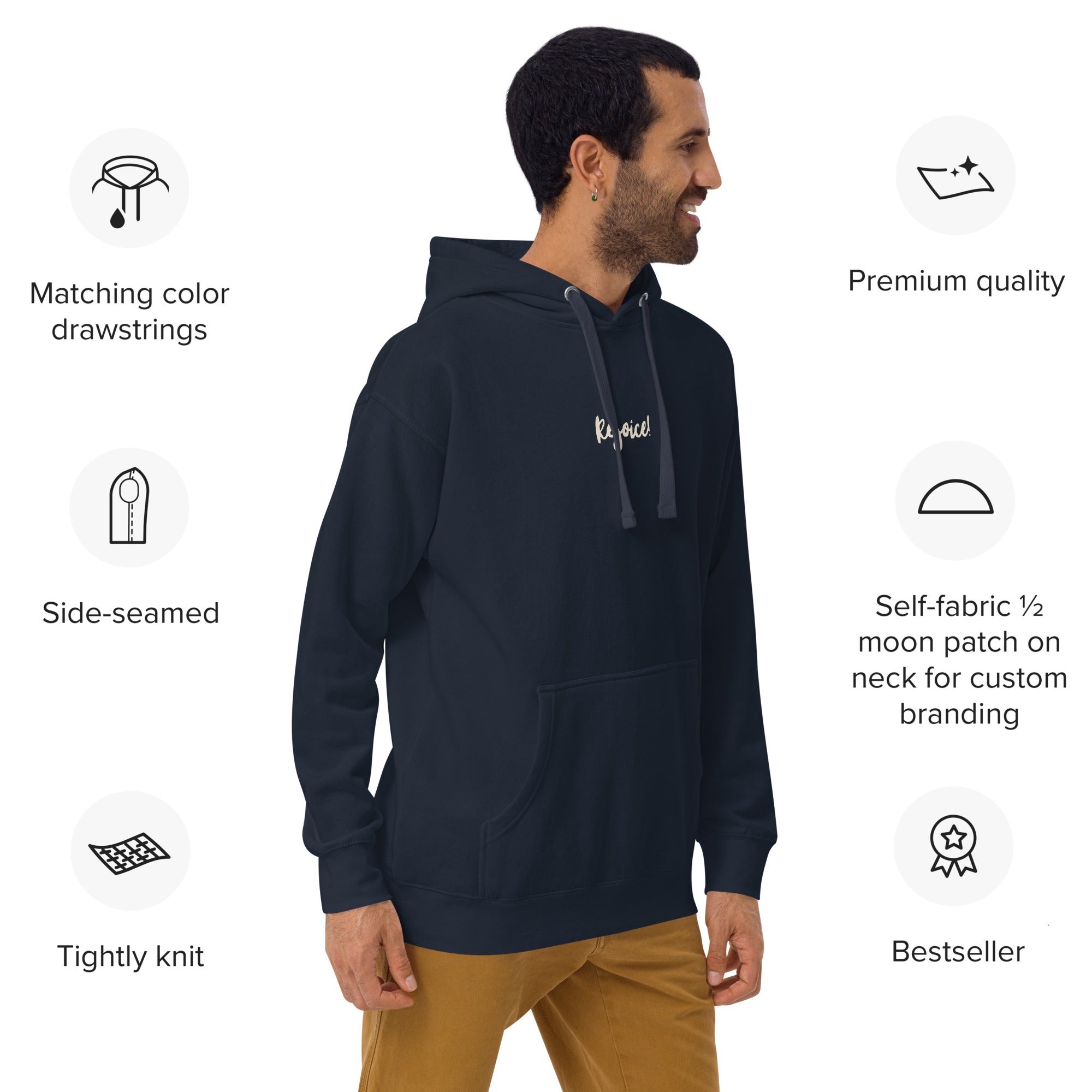 Rejoice – Men's Hoodie
