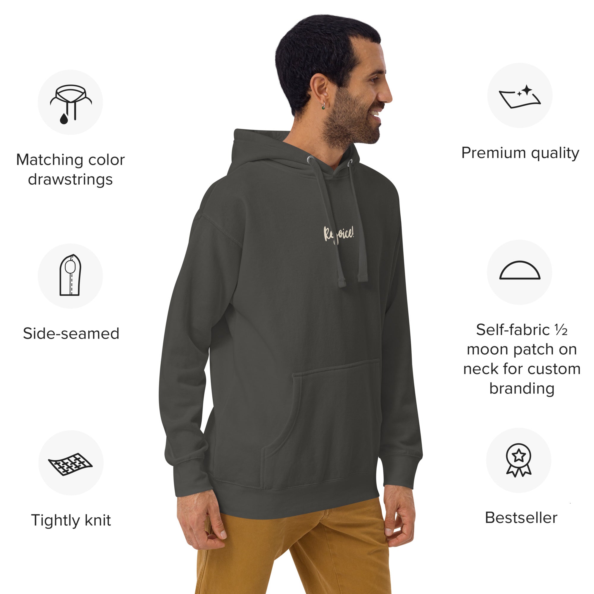 Rejoice – Men's Hoodie