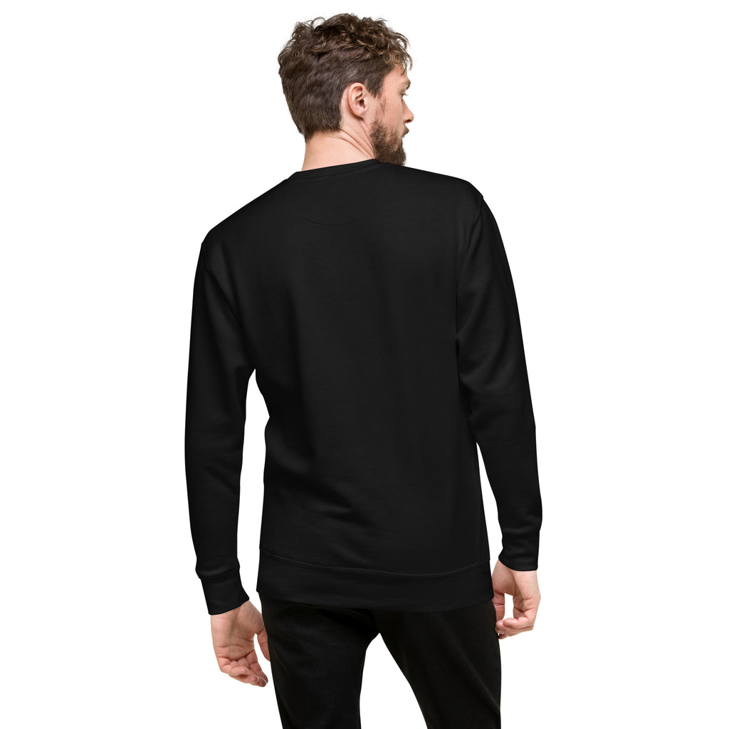The Praying Hands – Men's Sweatshirt – Small Embroidered Hand