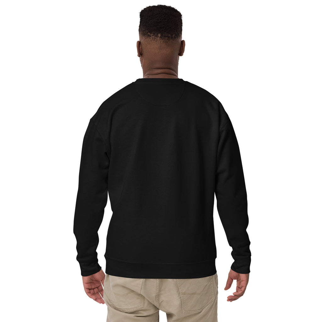 The Praying Hands – Men's Sweatshirt – Small Embroidered Hand
