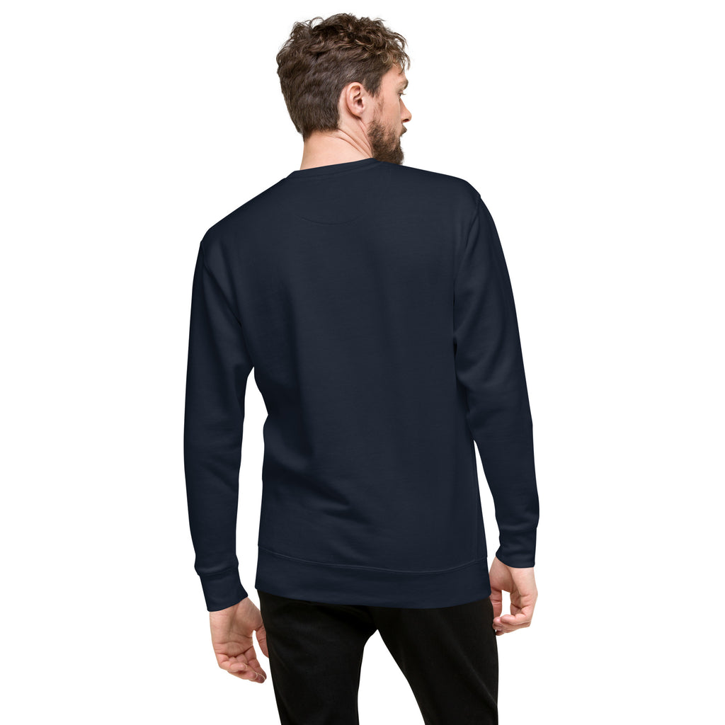 The Praying Hands – Men's Sweatshirt – Small Embroidered Hand