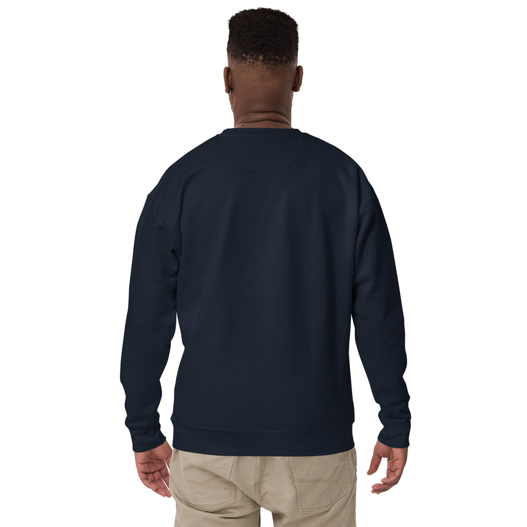 The Praying Hands – Men's Sweatshirt – Small Embroidered Hand